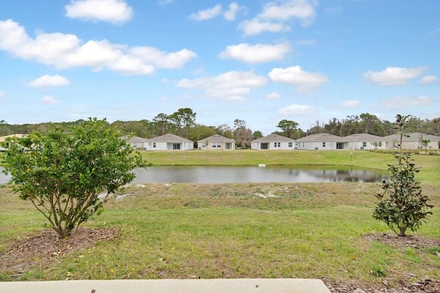 water view featuring a residential view