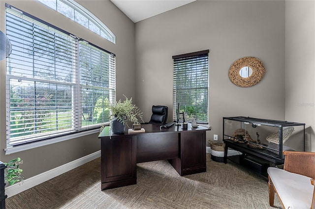 office area featuring plenty of natural light