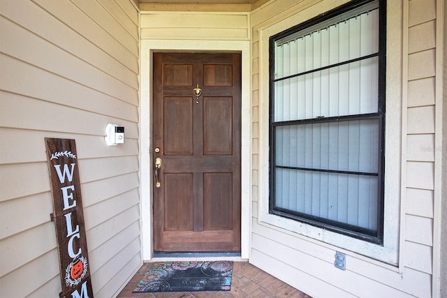 view of property entrance