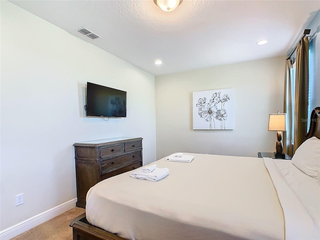 bedroom featuring carpet floors