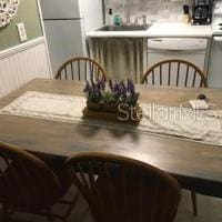 dining area featuring sink