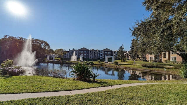 property view of water