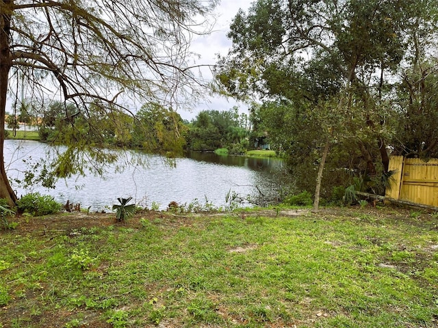 view of water feature