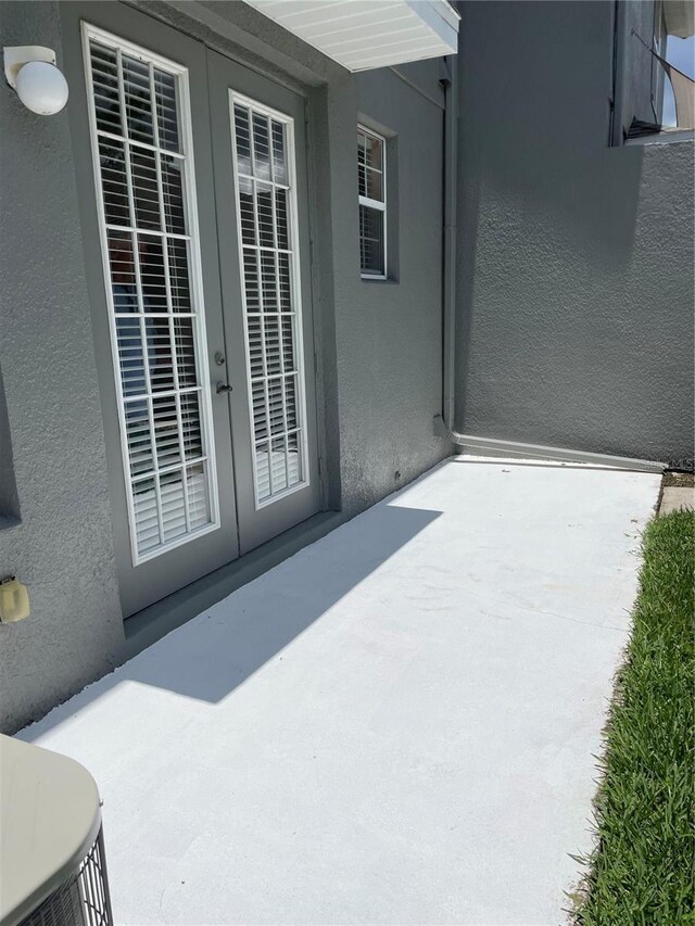 view of patio / terrace with french doors