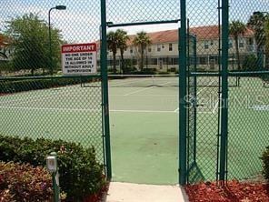 view of tennis court