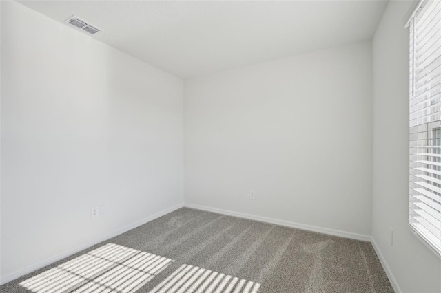 unfurnished room featuring carpet flooring