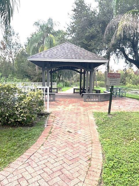 view of property's community featuring a gazebo