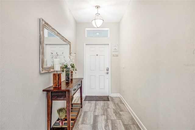 entryway featuring light hardwood / wood-style floors