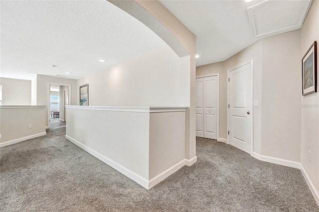 4782 Kings Castle Cir, Kissimmee, FL 34746 - corridor featuring carpet floors, baseboards, and recessed lighting