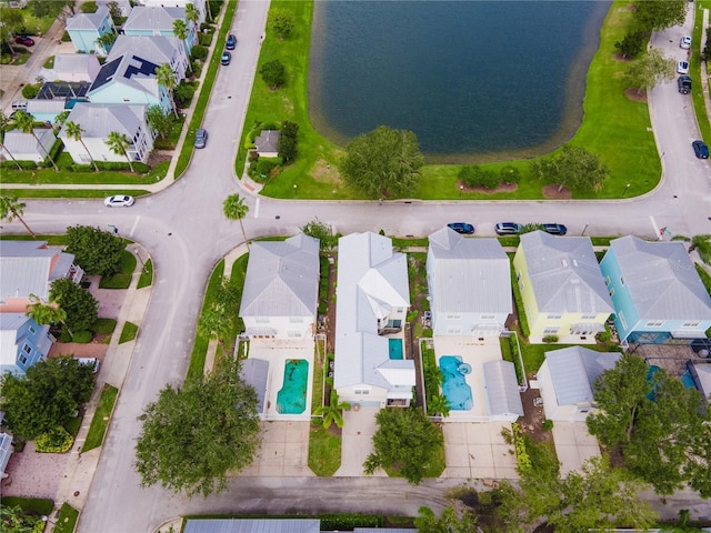 1407 Fairview Cir, Reunion, FL 34747 - birds eye view of property featuring a water view and a residential view