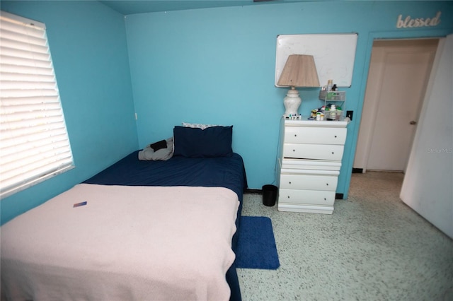 bedroom featuring carpet flooring