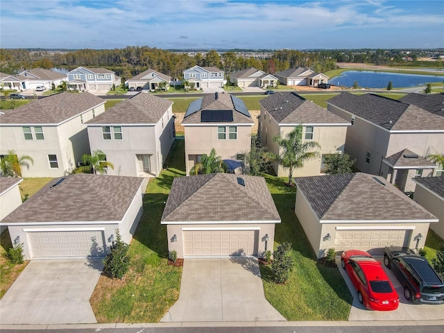 13041 Inkwell Aly, Winter Garden, FL 34787 - bird's eye view with a water view and a residential view