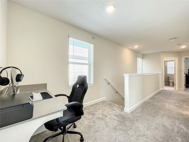 13041 Inkwell Aly, Winter Garden, FL 34787 - carpeted office space with recessed lighting, baseboards, and plenty of natural light