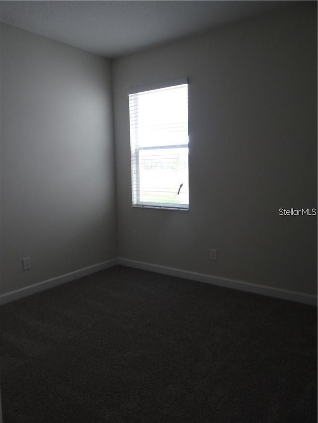 empty room with carpet flooring