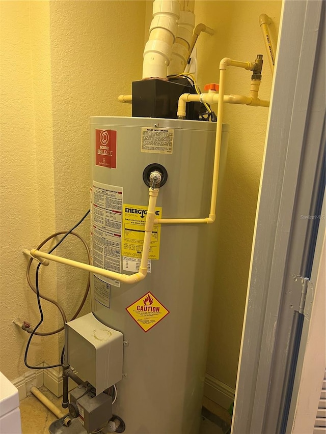 utilities featuring water heater