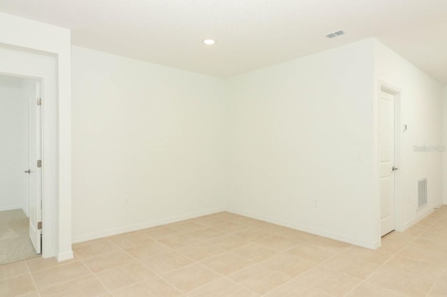 view of tiled empty room