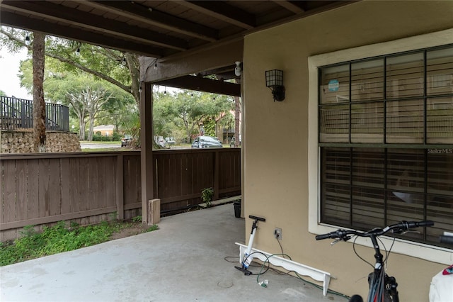 view of patio