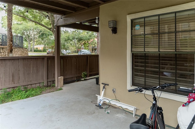 view of patio