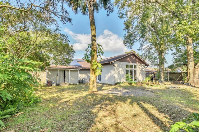 view of rear view of property