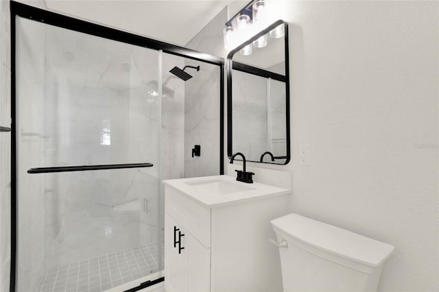 1004 Jersey St, Cocoa, FL 32927 - full bath with toilet, a shower stall, and vanity