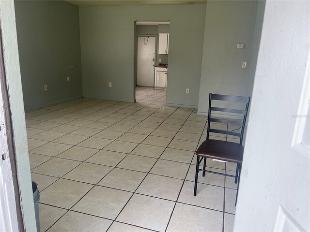 view of tiled empty room