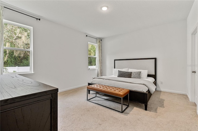 890 Terrapin Dr, Debary, FL 32713 - bedroom featuring light colored carpet, baseboards, and multiple windows