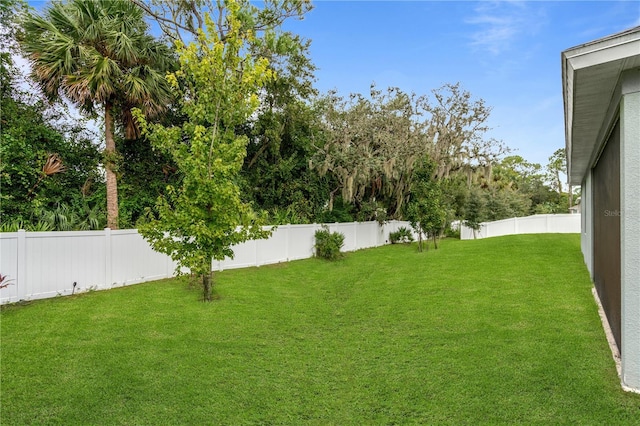 890 Terrapin Dr, Debary, FL 32713 - view of yard with a fenced backyard