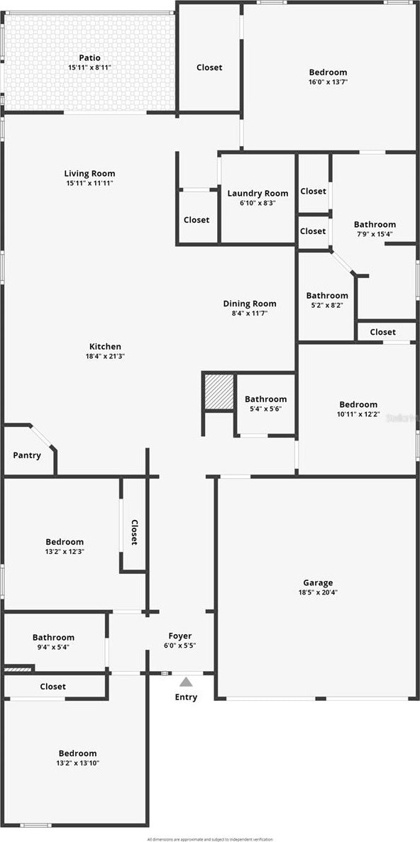 890 Terrapin Dr, Debary, FL 32713 - floor plan
