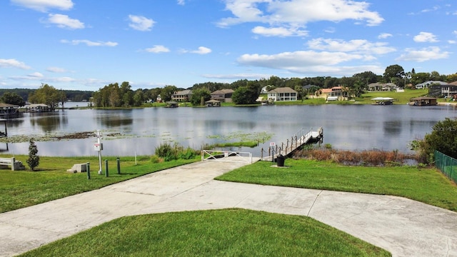 property view of water