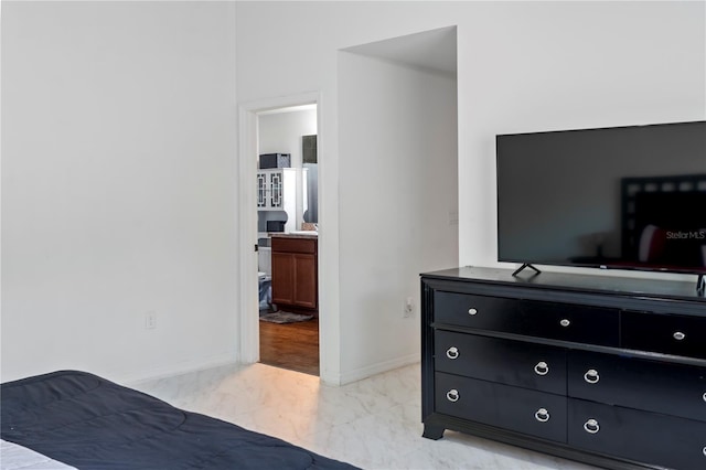 bedroom with ensuite bathroom