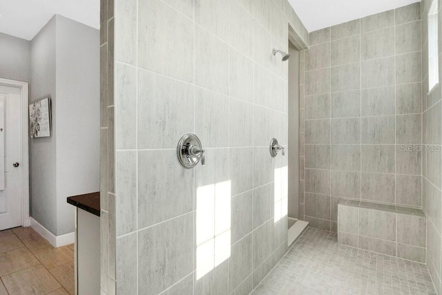 593 Lake Wildmere Cv, Longwood, FL 32750 - full bathroom with walk in shower and tile patterned flooring