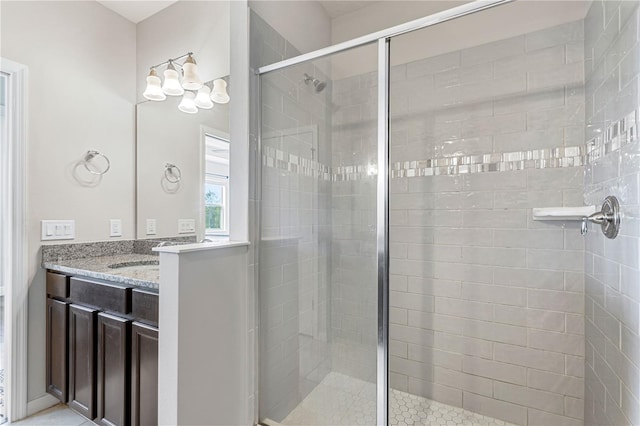 594 Piazza Pt, Oviedo, FL 32765 - full bath featuring a shower stall and vanity