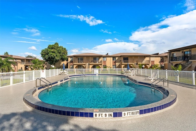 view of pool