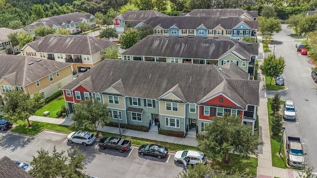 aerial view featuring a residential view