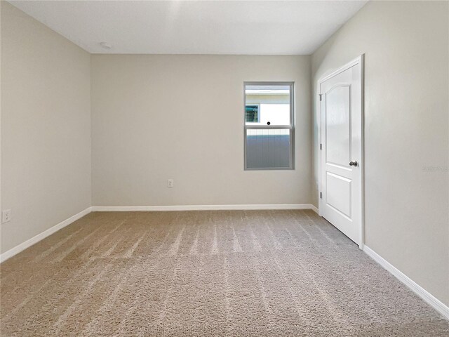 spare room featuring carpet floors