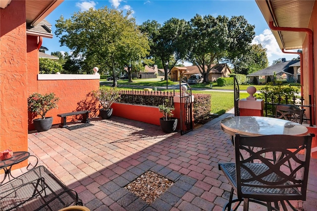 view of patio / terrace