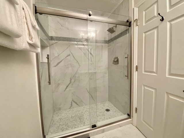 bathroom with walk in shower