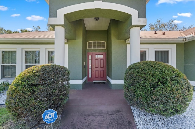 view of entrance to property