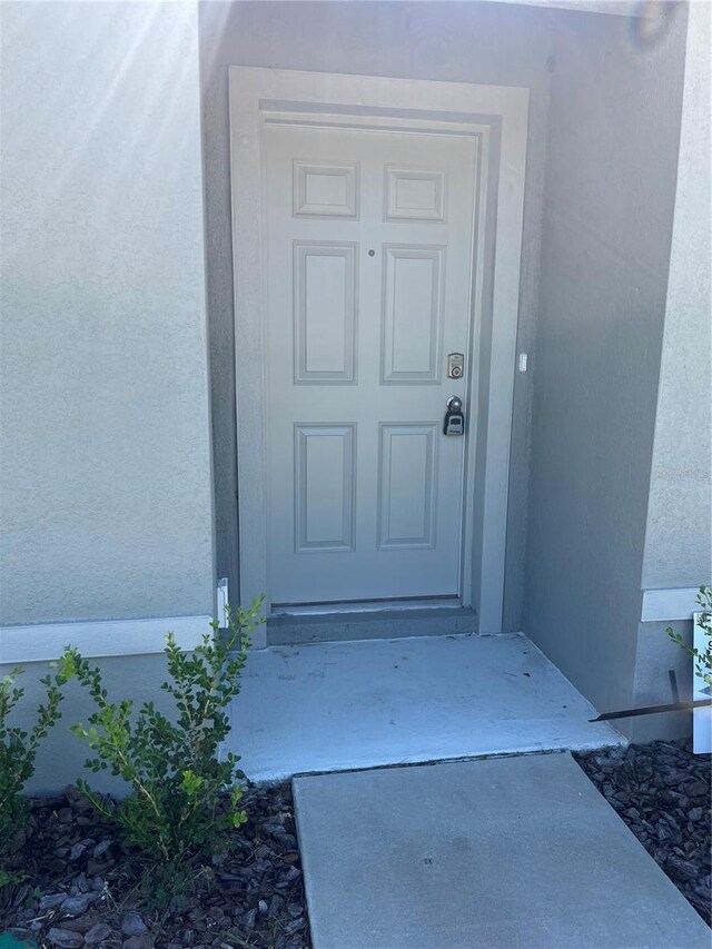 view of entrance to property