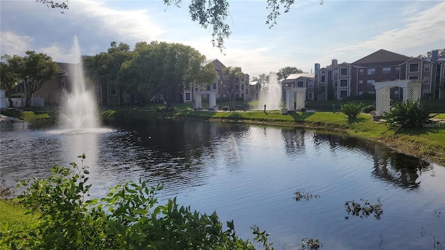 view of water feature