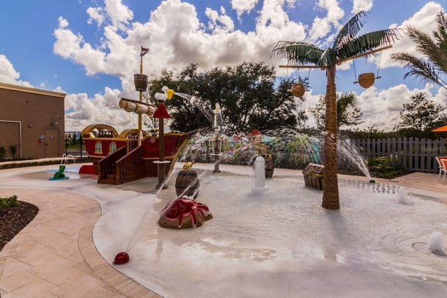 314 Captiva Dr, Davenport, FL 33896 - communal playground with fence