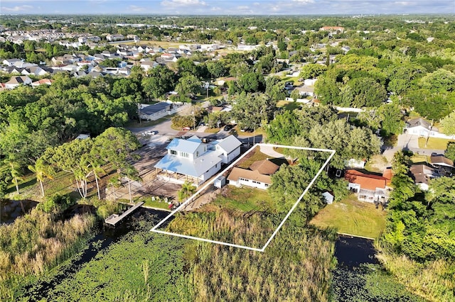 bird's eye view featuring a residential view