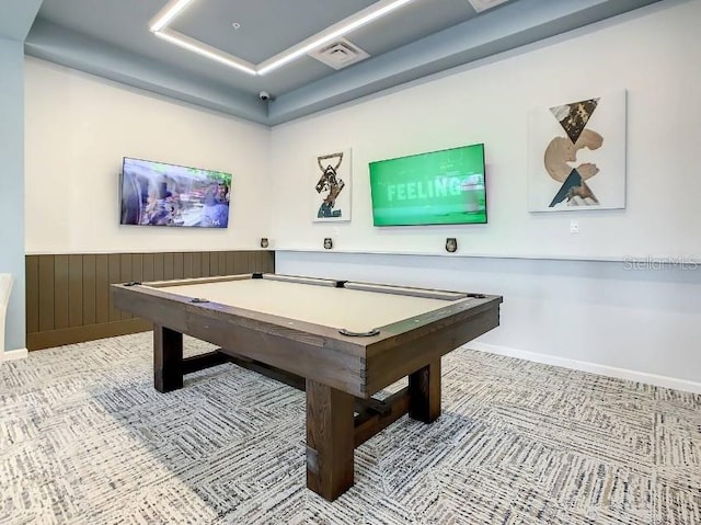 view of recreation room