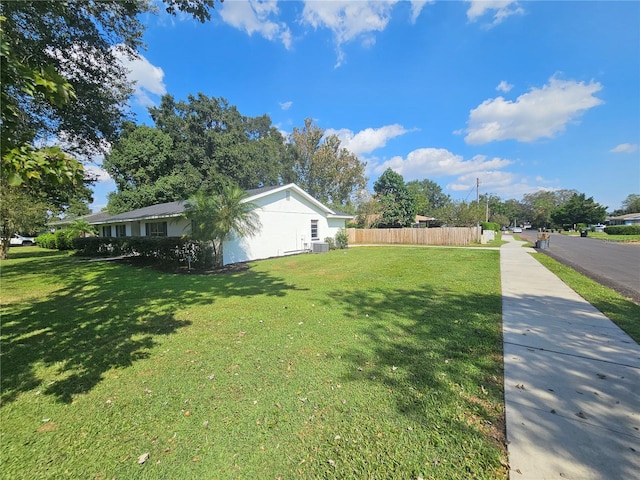 view of yard