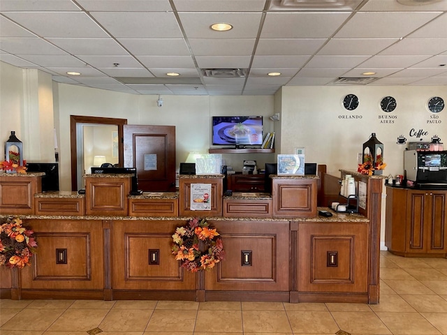 view of reception area