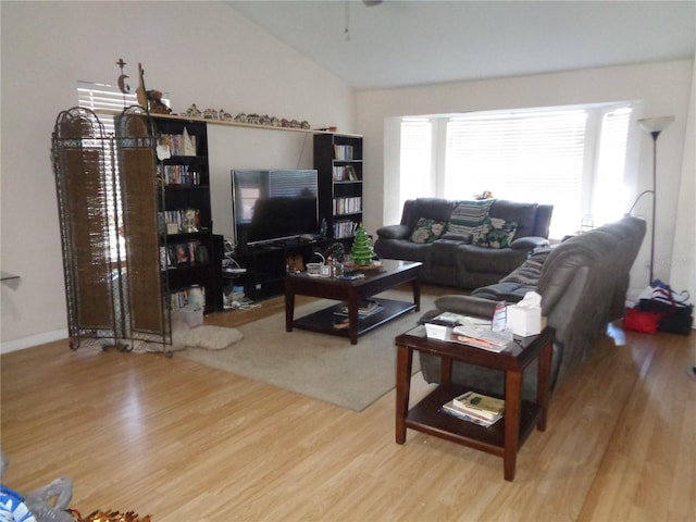2618 Coventry Ln, Ocoee, FL 34761 - living room with wood finished floors and vaulted ceiling