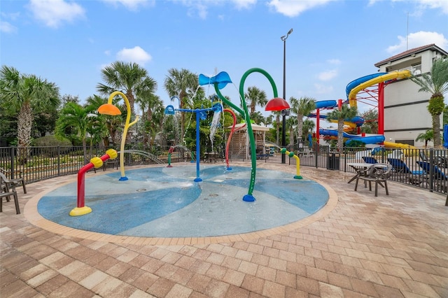 view of jungle gym