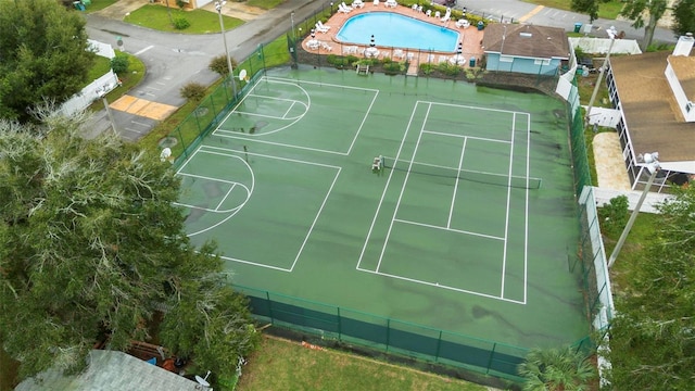 view of sport court