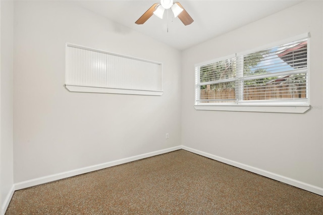 4221 Mizell St, Orlando, FL 32812 - empty room featuring baseboards and a ceiling fan