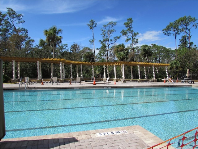 view of swimming pool